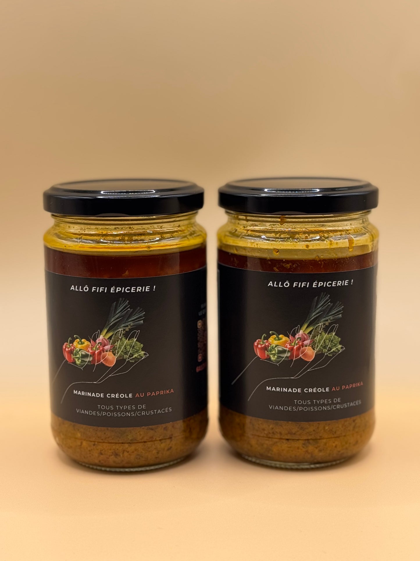 Lot de 2 Marinades Créoles au Paprika – 260g – Spécial Barbecue