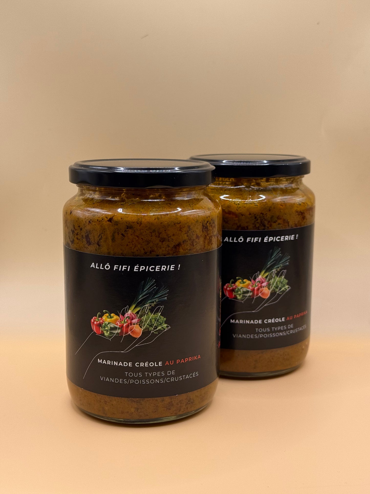Lot 2 Marinades - 650g - Paprika - Spéciale Barbecue